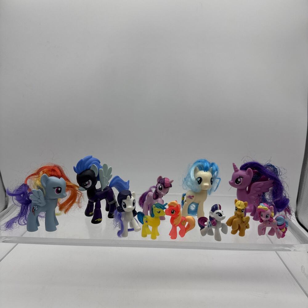 My Little Pony Lot Of Brushable And Non Brushable Ponies Lot Of 11